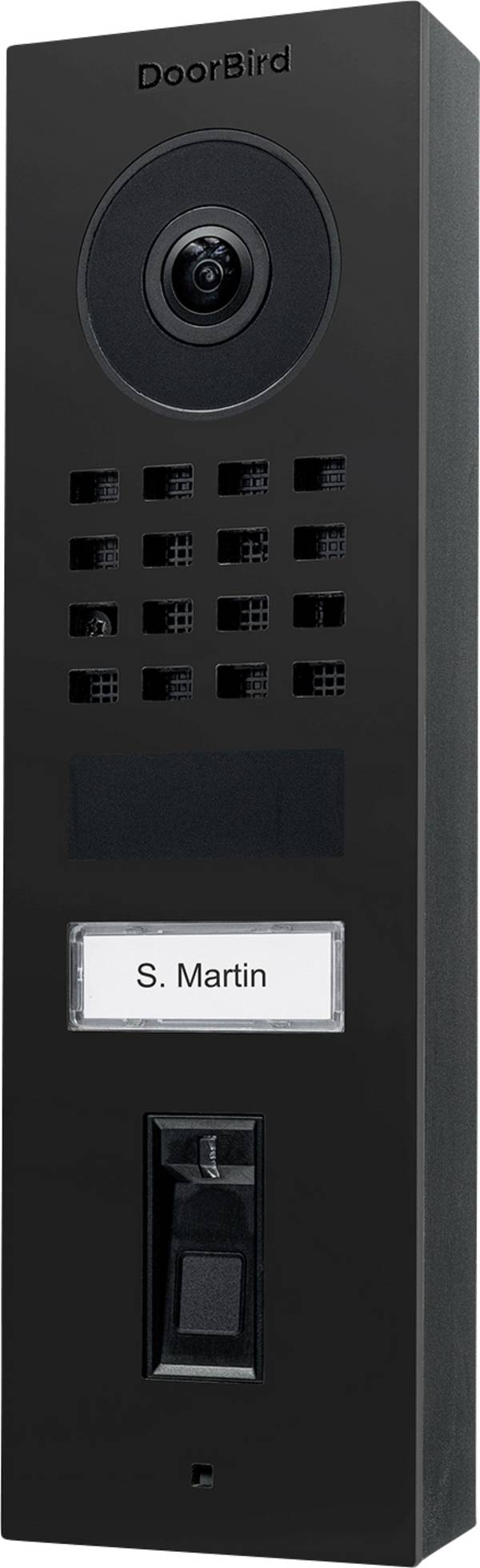 DoorBird  D1101FV FP50 AP    Citofono  Bluetooth®, WLAN, LAN  Unità esterna    Nero grafite (semi opaco)