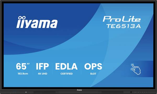 Iiyama ProLite  Display Digital Signage ERP: G (A - G) 163.9 cm 64.5 pollici 3840 x 2160 Pixel 18/7