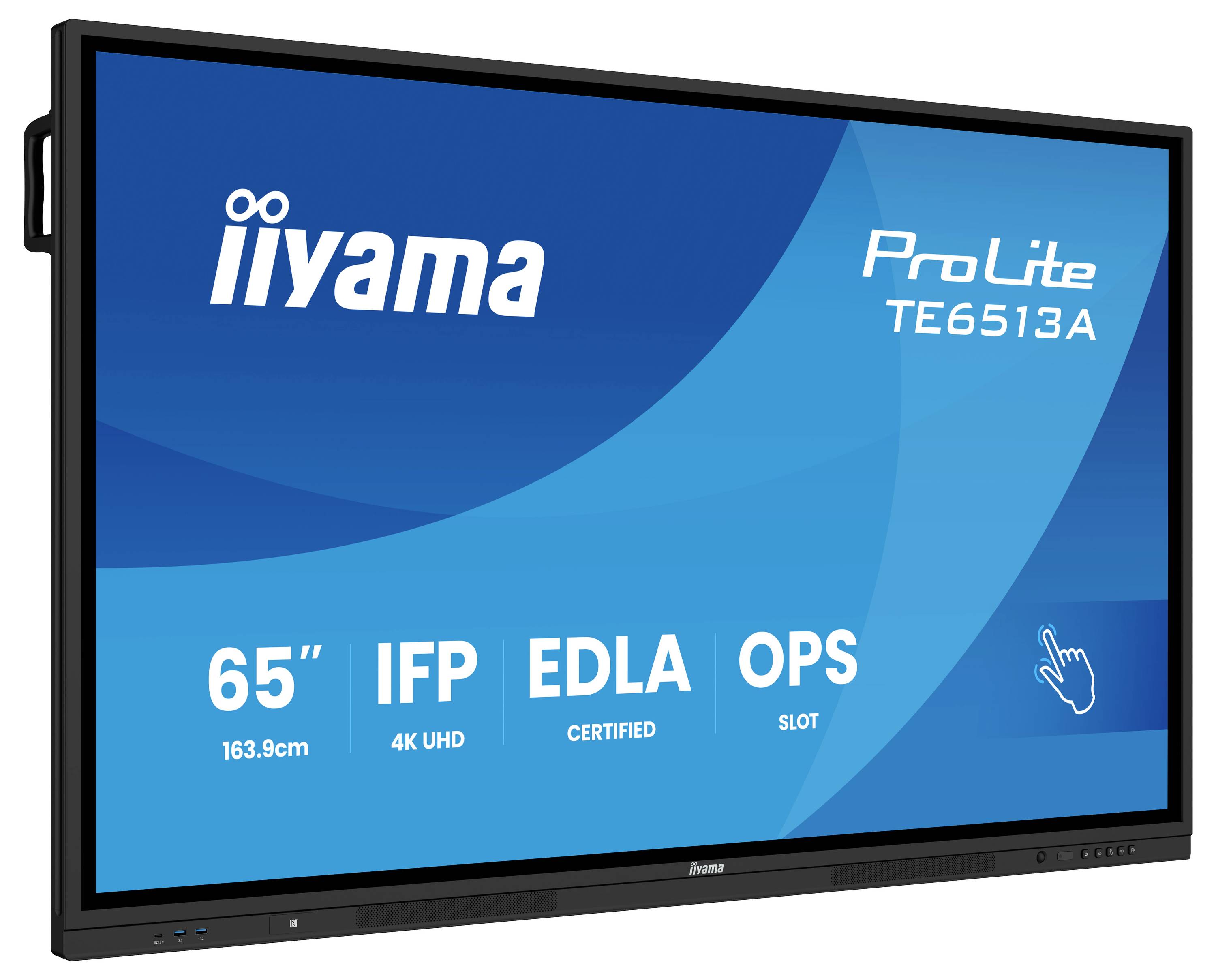 Iiyama ProLite Display Digital Signage ERP: G (A - G) 163.9 cm 64.5 pollici 3840 x 2160 Pixel 18/7-1