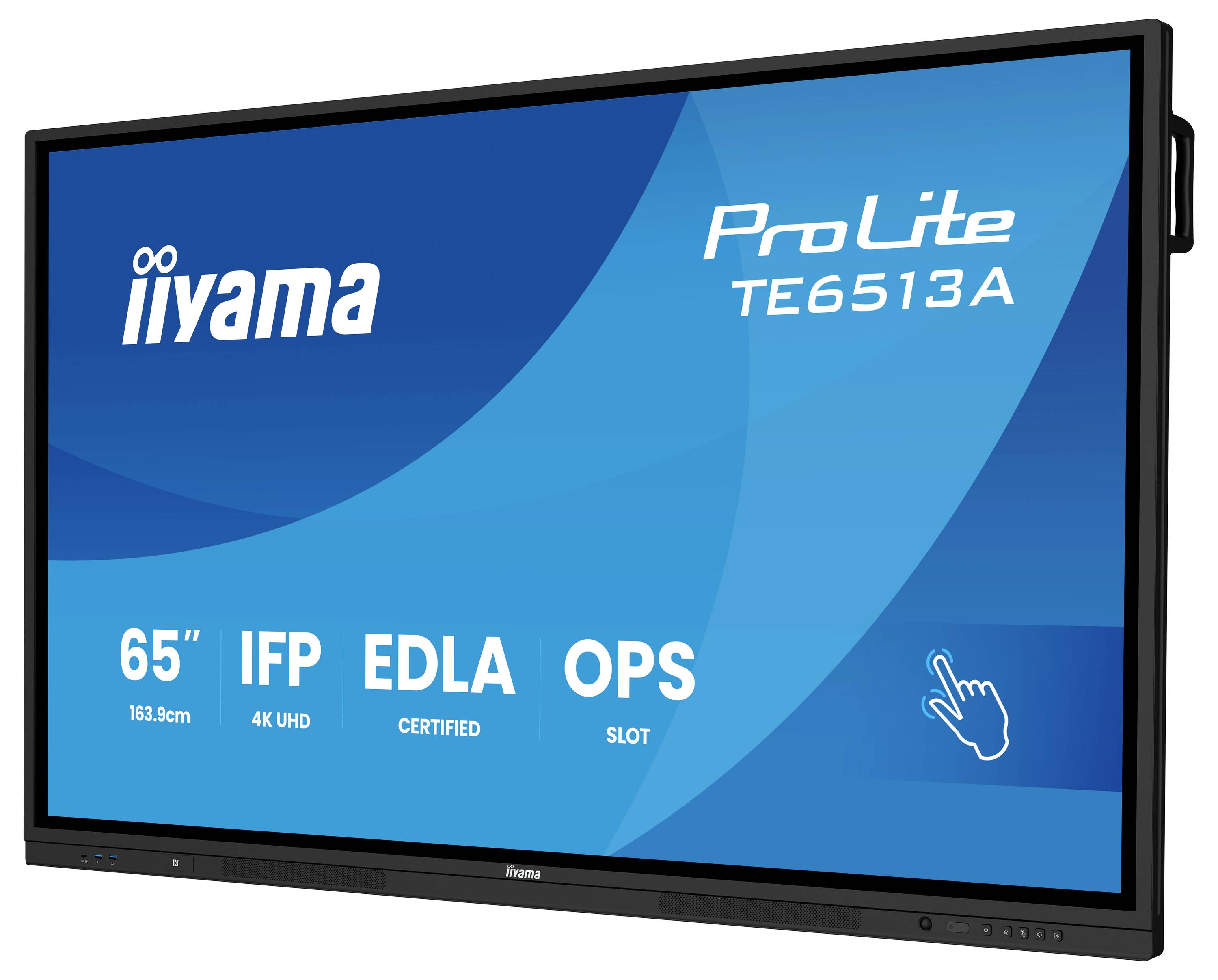Iiyama ProLite Display Digital Signage ERP: G (A - G) 163.9 cm 64.5 pollici 3840 x 2160 Pixel 18/7-2