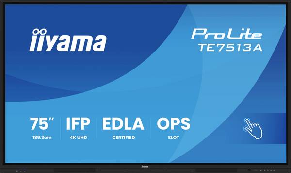 Iiyama ProLite TE7513A-B1AG - 190 cm (75") Diagonalklasse (189.3 cm (74.5")