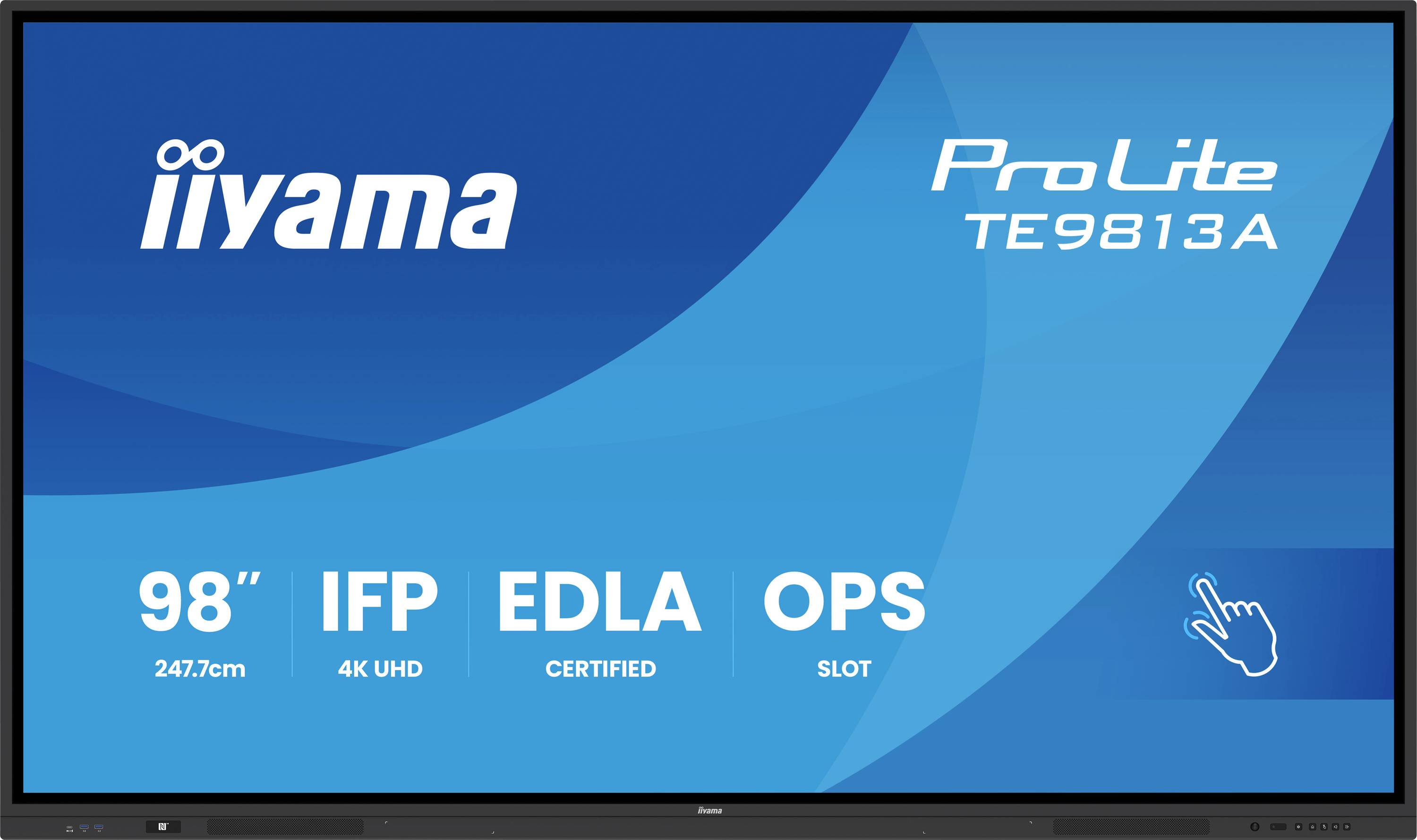Iiyama ProLite Display Digital Signage ERP: G (A - G) 247.7 cm 97.5 pollici 3840 x 2160 Pixel 18/7-0