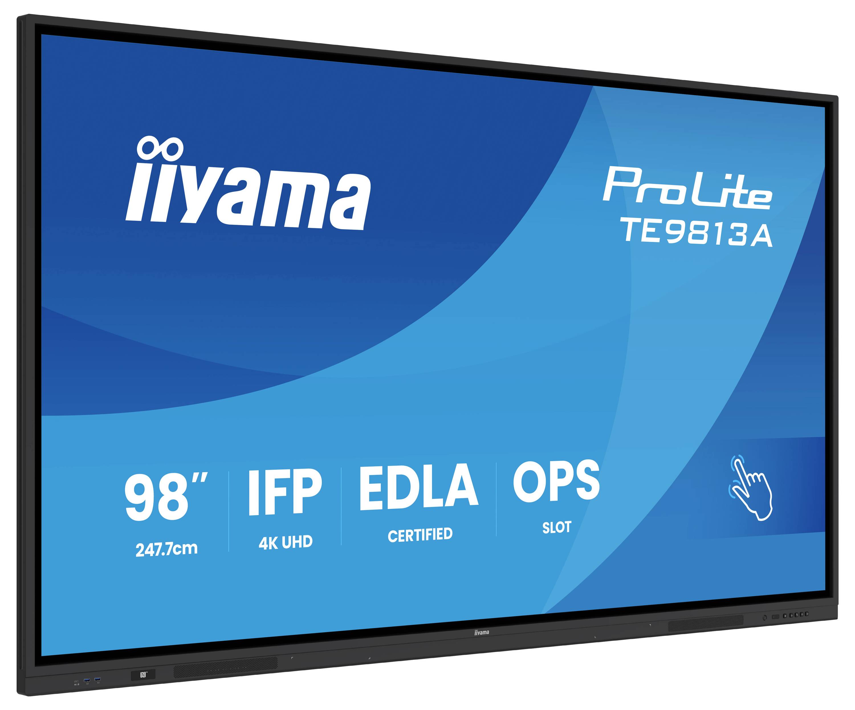 Iiyama ProLite Display Digital Signage ERP: G (A - G) 247.7 cm 97.5 pollici 3840 x 2160 Pixel 18/7-1