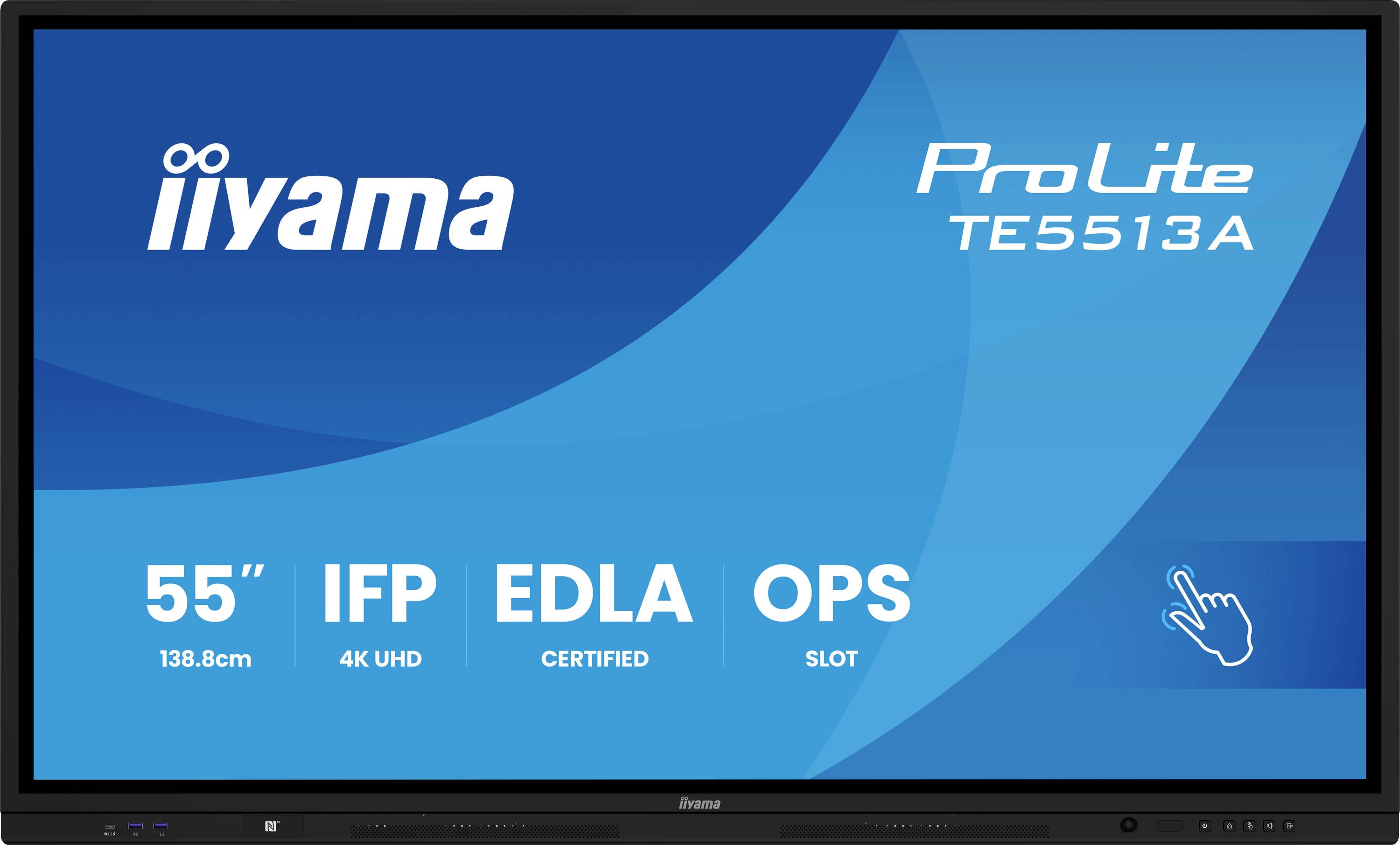 Iiyama TE5513A-B1AG 55 IN UHD IR 40P T (TE5513A-B1AG)-0