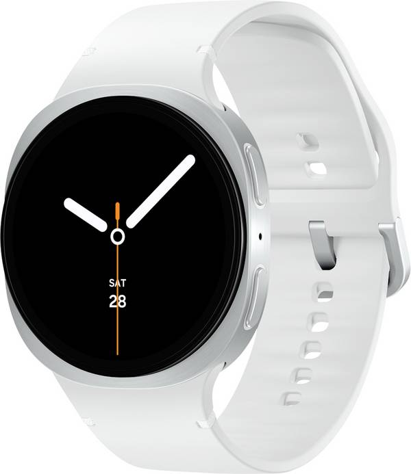 Samsung galaxy watch 8 3,81 cm (1.5\) amoled 44 mm digitale 480 x 480 pixel touch screen argento wi-fi gps (satellitare)