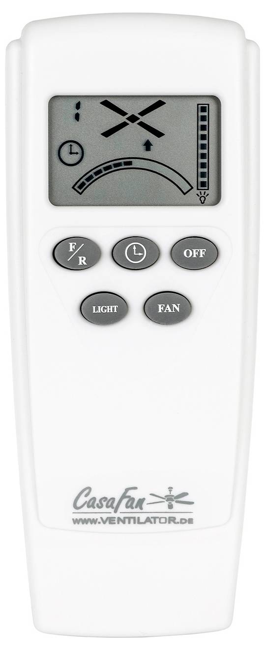 CasaFan AEROPLAN ECO 132 BN-NT Flügel Massivholz natur Ventilatore da soffitto 27 W (Ø x A) 132 cm x 310 mm Cromo (spazz-3