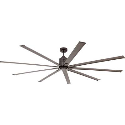 CasaFan BIG SMOOTH ECO 220 BZ-BZ Flügel Bronze Ventilatore da soffitto 35 W (Ø x A) 224 cm x 460 mm Bronzo con telecoman-0