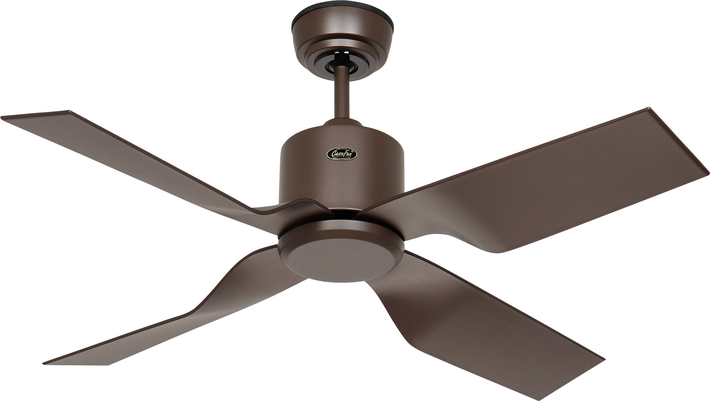 CasaFan ECO VENTOS IP44 102 BZ-BZ WiFi Flügel bronze Ventilatore da soffitto 25 W (Ø x A) 102 cm x 435 mm Bronzo con tel-0