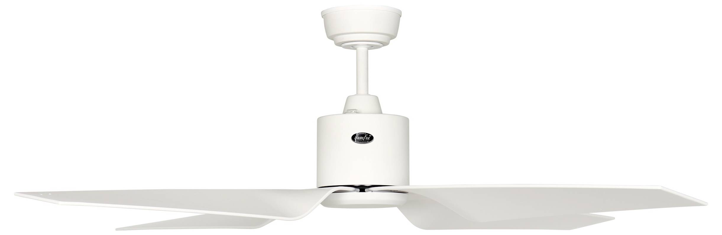CasaFan ECO VENTOS IP44 132 WE-WE WiFi Flügel weiß Ventilatore da soffitto 26 W (Ø x A) 132 cm x 435 mm Bianco con telec-2
