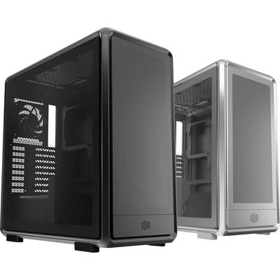 Cooler Master MasterFrame 600 Mesh Bl Midi-Tower PC Case Nero 3 ventole LED pre-montate, finestra laterale, filtro per l-0