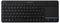 Tastiera wireless nera renkforce con tastierino numerico e trackpad sulla destra. Design compatto adatto a utilizzi multifunzionali.
