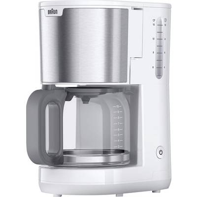 Braun KF 1500 WH Macchina per il caffè Bianco Capacità tazze=10-0
