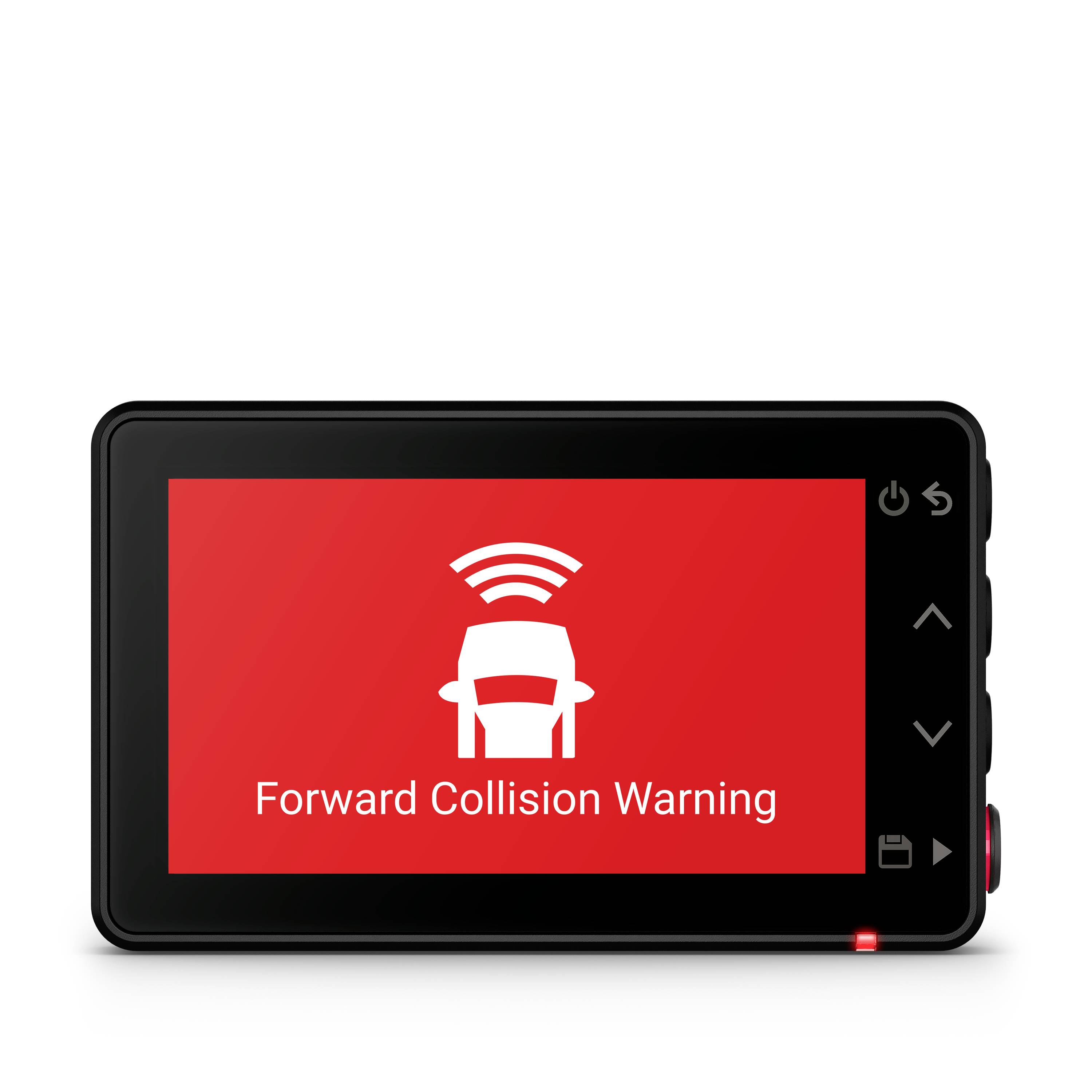 Garmin X210 Dashcam con GPS Batteria ricaricabile, Segnalatore di collisione, Display, Assistente di guida, G-Sensor, GP-16