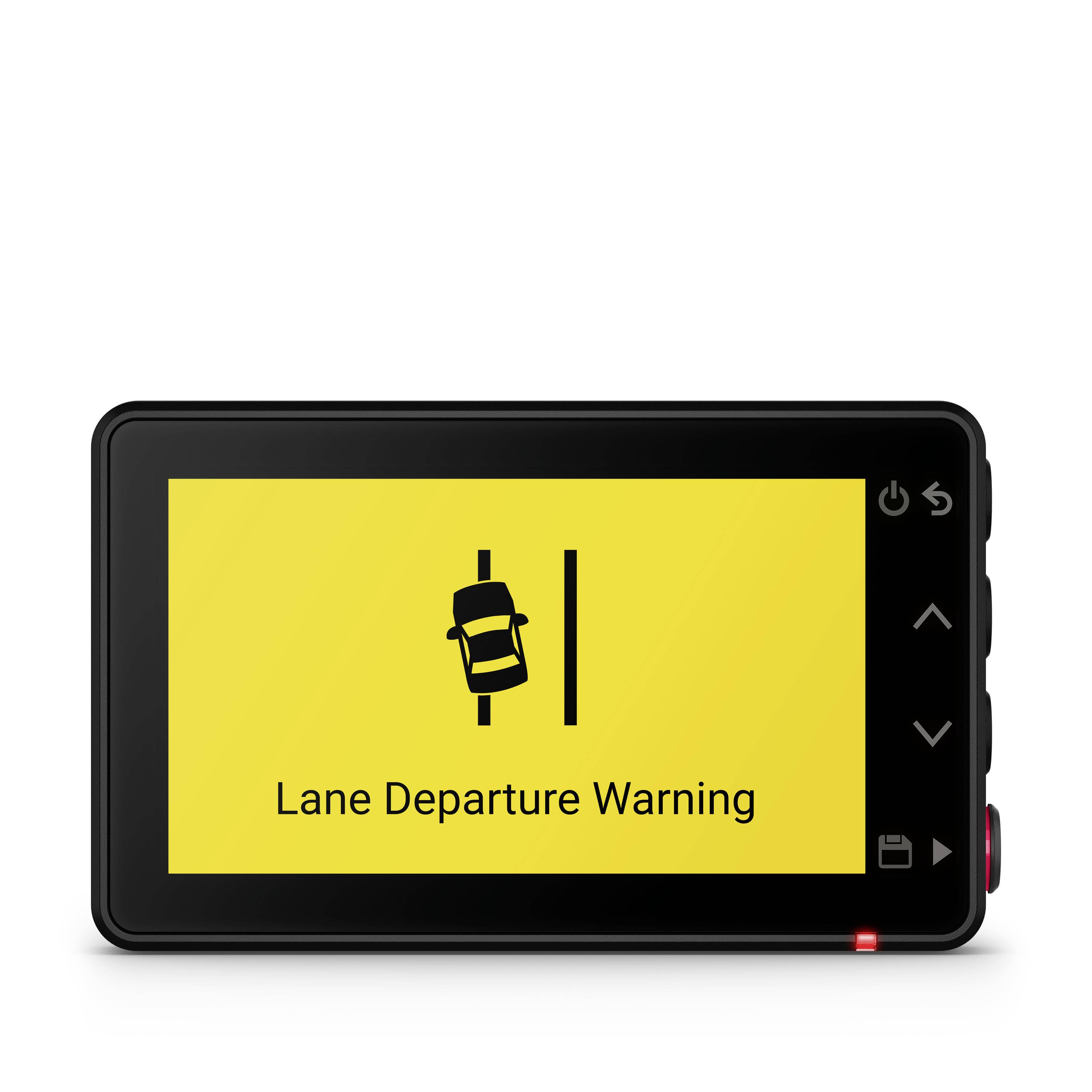 Garmin X210 Dashcam con GPS Batteria ricaricabile, Segnalatore di collisione, Display, Assistente di guida, G-Sensor, GP-17
