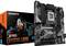 'Scheda madre GIGABYTE B760 Gaming X Gen5 con confezione. Presenta elementi di design futuristici e supporta gaming ad alte prestazioni.'