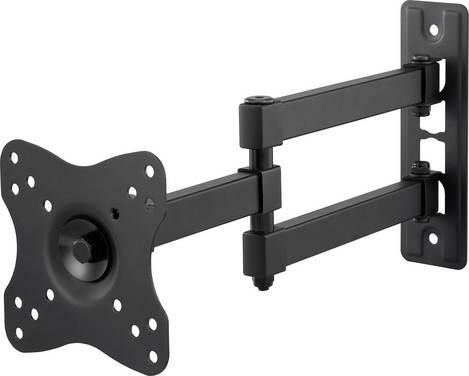 <br> SpeaKa Professional<br> SP-MM-1100<br> <br> Supporto a muro per monitor<br> 1 Display: (s)<br> 25,4 cm (10") - 81,3 cm (32")<br> Nero<br> Inclinabile, Girevole<br>
