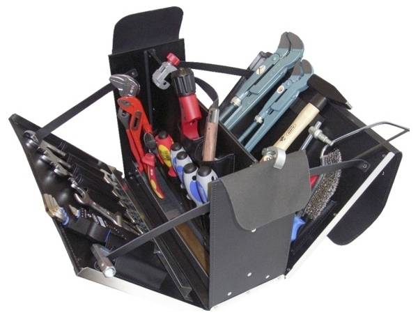 Alarm Werkzeuge 56077070 Borsa per gli attrezzi equipaggiata (L x L x A) 430 x 200 x 355 mm-0