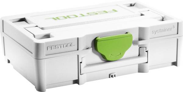 Festool Systainer SYS3 XXS 33 GRY 205398 Cassetta di trasporto  (L x L x A) 66 x 105 x 31 mm
