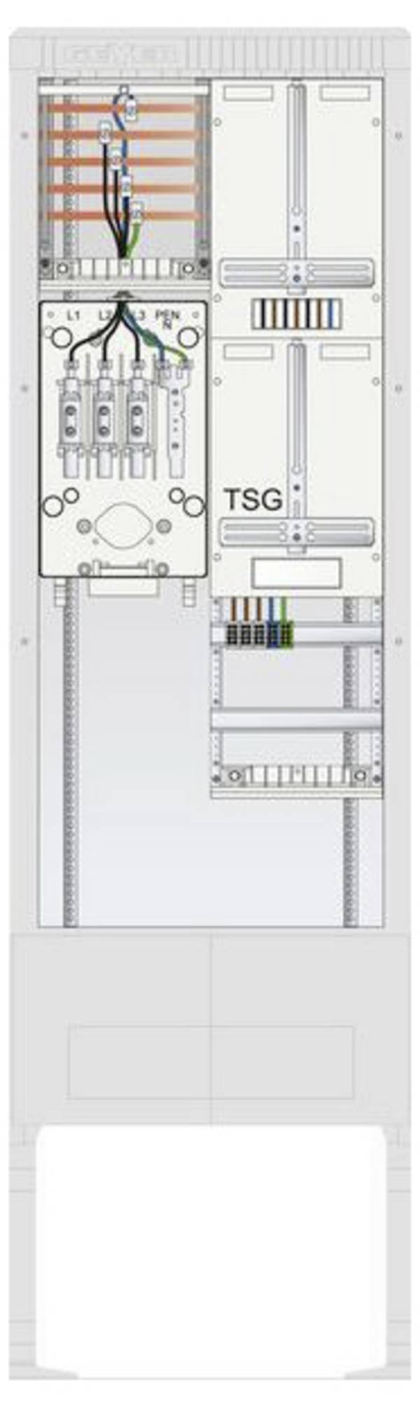 ABN  SZ205ZZ1512  SZ205ZZ1512  Colonna di collegamento per contatore        Contenuto 1 pz.