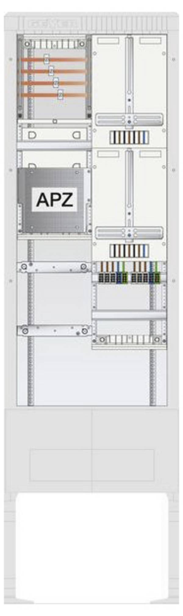 ABN  SZ205ZA2401  SZ205ZA2401  Colonna di collegamento per contatore        Contenuto 1 pz.
