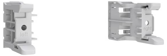 ABN ABNPY56072 Supporto per guide top-hat in plastica per guide top-hat 7,5 mm (kit 2 pezzi) Supporto guida DIN 1 pz.