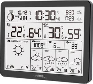 TechnoLine WS 9450 Weather Station, Black