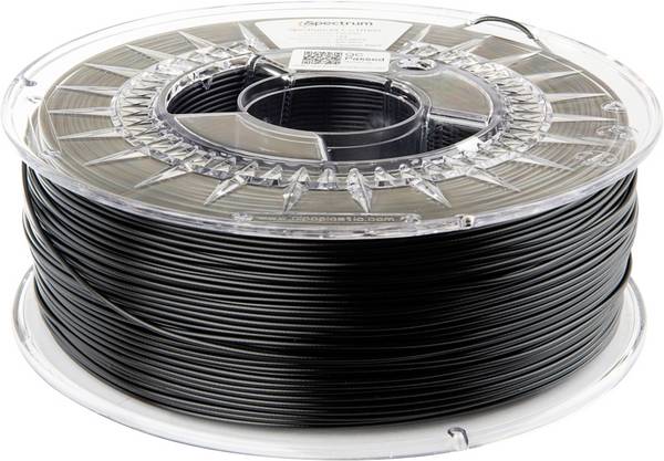 Spectrum Filaments 80405 PET-G HT100 Filamento per stampante 3D PETG resistente al calore, resistente ai prodotti chimici 1.75 mm 1000 g Nero 1 pz.