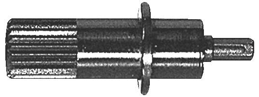 Un ingranaggio metallico con scanalature e una flangia centrale, probabilmente parte di un assemblaggio meccanico o di un macchinario, è mostrato su uno sfondo bianco.