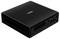 Un mini PC compatto nero ZOTAC con coperchio superiore forato per la ventilazione, dotato di multiple porte USB e porte HDMI sul frontale e sul lato.