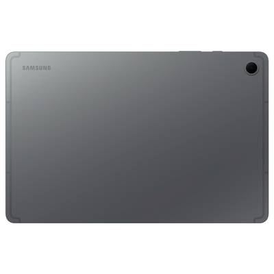 Retro di un tablet Samsung, che mostra un design minimalista ed elegante con una singola fotocamera nell'angolo superiore e nessun tasto visibile.