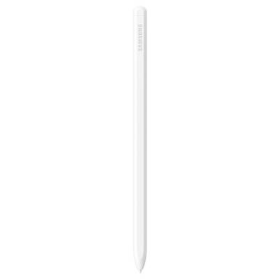 Una penna stilo bianca dal design elegante, adatta per disegni digitali o per prendere appunti su un tablet.