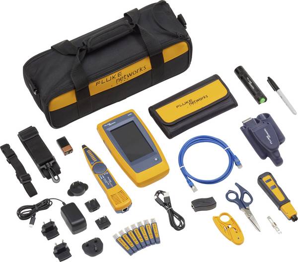 Fluke Networks LIQ-KIT-IS60 Tester Ethernet industriale per cavi, reti e WiFi Adatto per (Specifiche di rete (CAT)): 10 Gbit/s