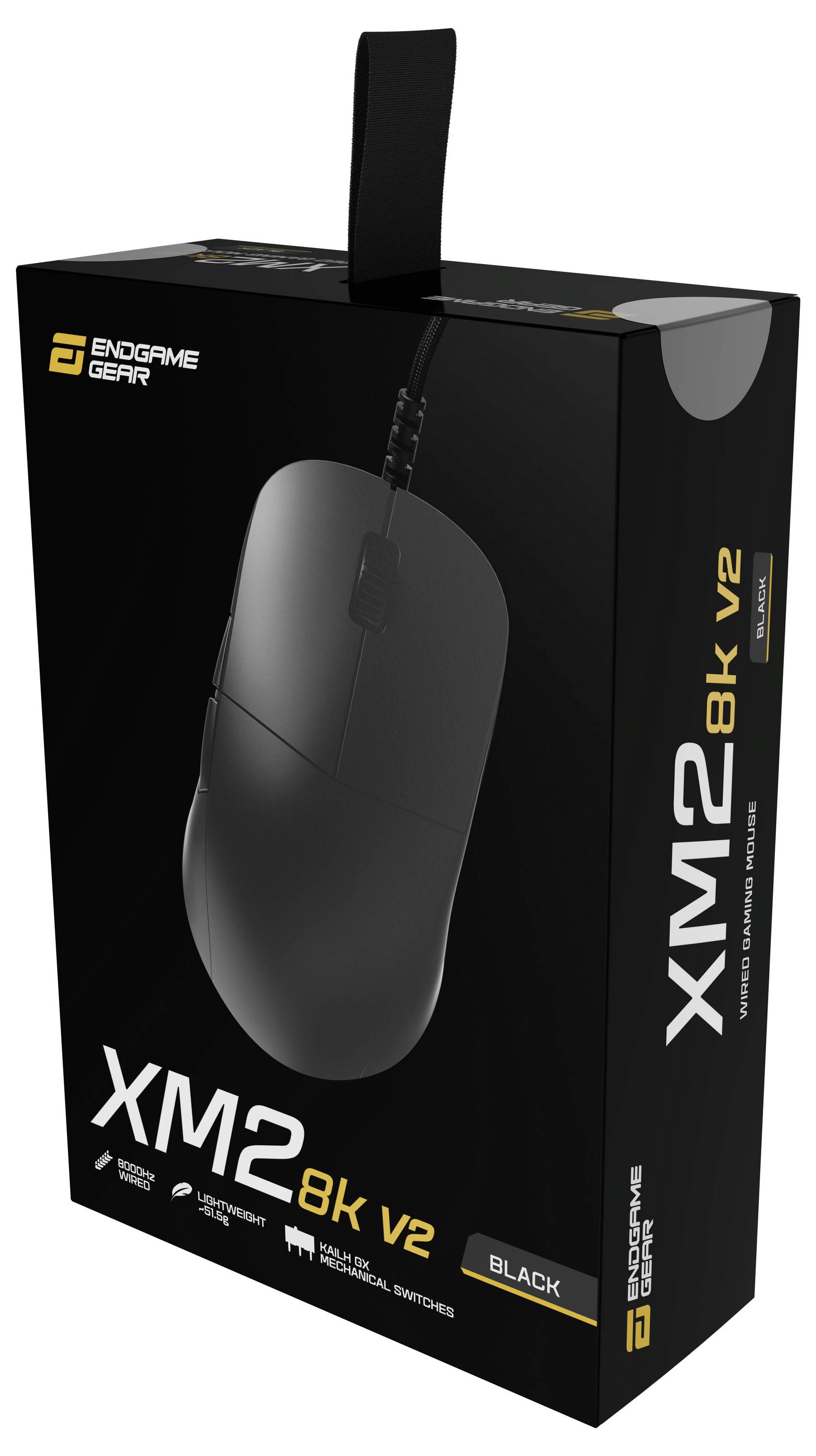 Un mouse per computer con cavo con un motivo geometrico sulla sua superficie, che mostra una vista laterale con focus sulla forma e sulla texture.