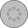 Immagine simbolo per Klingspor 72628 Mola Diametro 150 mm Dimensione dei grani=120 50 pz.