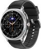 Samsung Galaxy Watch8 Classic - 46 mm - intelligente Uhr mit Hybridband - Hybrid-Eco-Leder - Bandgröße: S/M/L - Anzeige