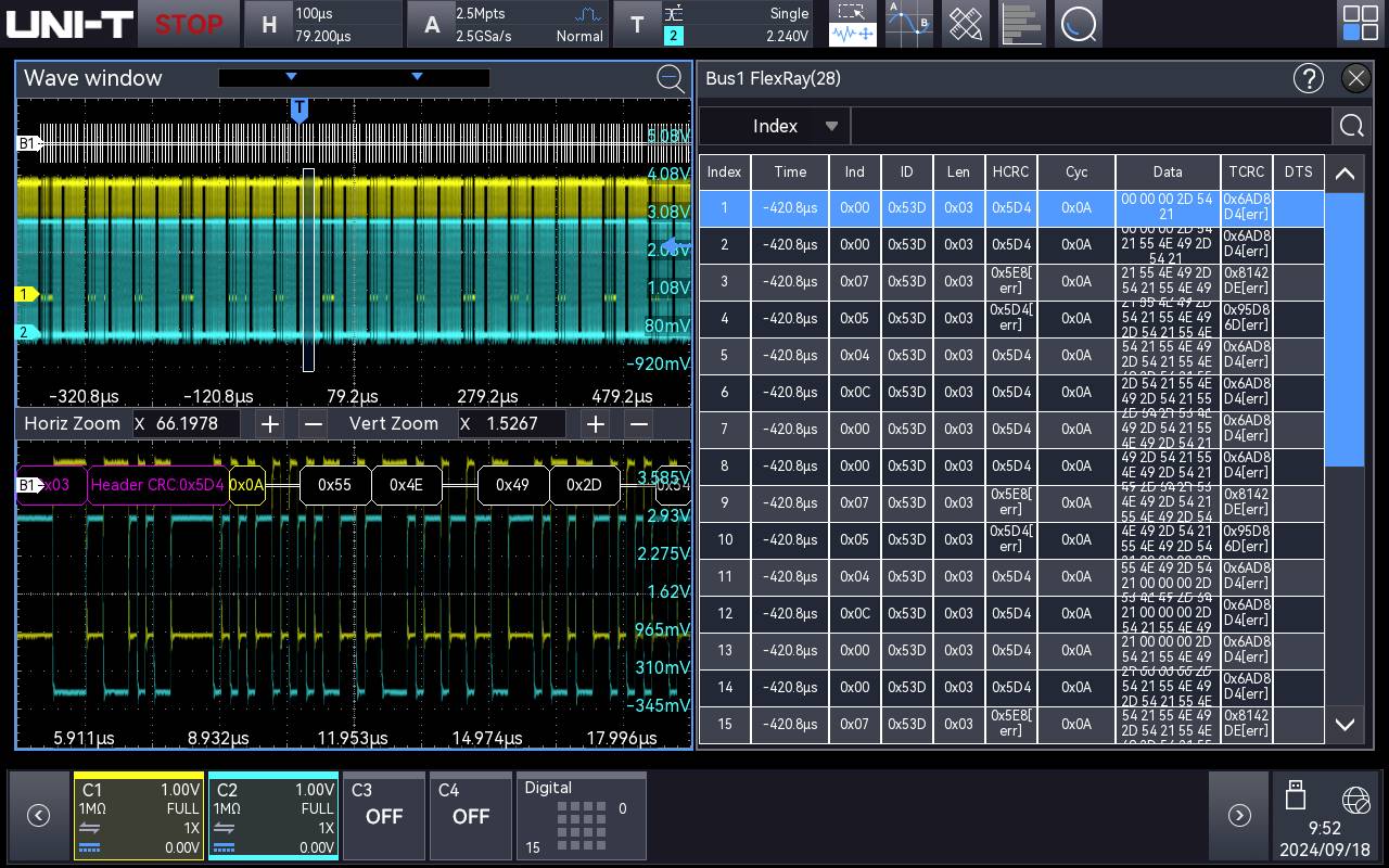 Uni-T MSO3000HD-FLEX Software misurazione Upgrade