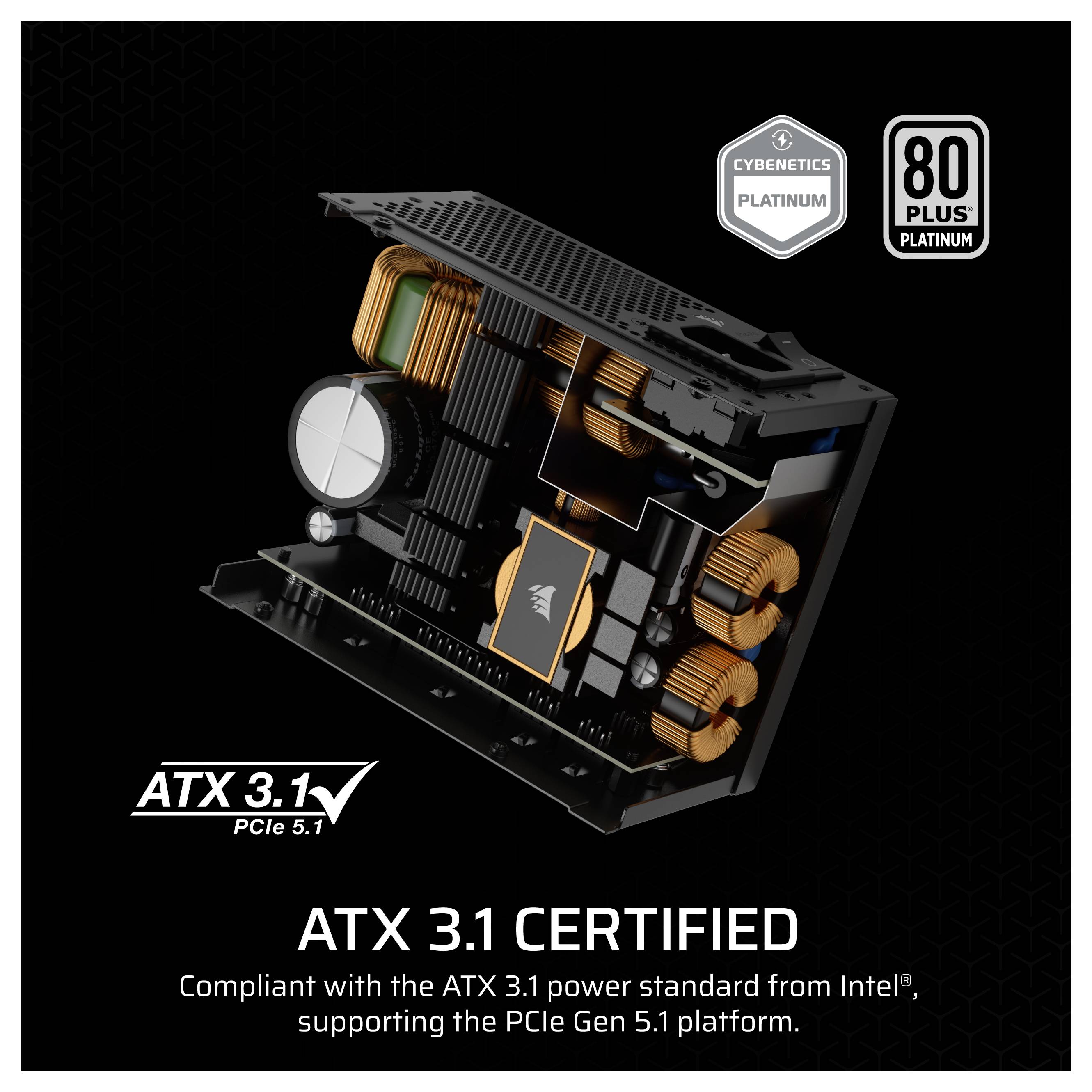 Corsair SF Series SF1000 Alimentatore per PC 1000 W SFX 80PLUS® Platinum-13