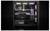 Un computer desktop con componenti visibili come l'alimentatore Corsair HX1200i, scheda grafica GeForce RTX e illuminazione RGB.