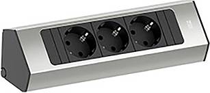Bachmann 932.000 Multipresa Argento Schuko 1 pz.-0