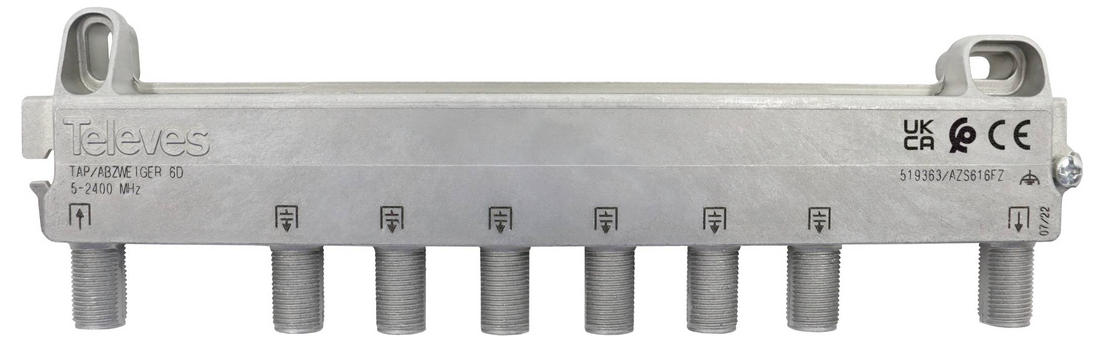 Televes AZS616FZ Derivatore SAT 6 vie 5 - 2400 MHz-0