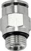 TRU COMPONENTS Raccordo per tubi TC-14205520 MPC-G 6-01 Ø tubo: 6 mm Diametro foro montaggio: G1/8" 1 pz.