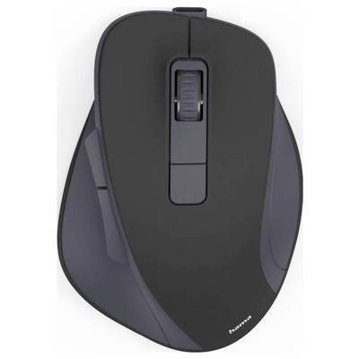 Mouse grigio scuro con rotella di scorrimento, design ergonomico e un aspetto elegante e moderno.