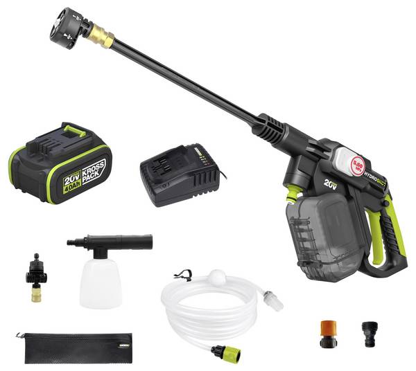 Worx Professional WU633 Hydroshot Idropulitrice ad alta pressione a batteria  56 bar Acqua fredda