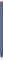 Una penna stilografica digitale elegante, di colore blu, con punta rossa, progettata per l'uso su schermi touch.
