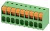 Phoenix Contact 1017510 Morsetto per circuiti stampati 4 mm² Numero Poli (num) 9 Verde 50 pz.