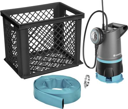 GARDENA Hochwasser-Set 20000 BASIC Pompa di drenaggio ad immersione  20000 l/h 7 m