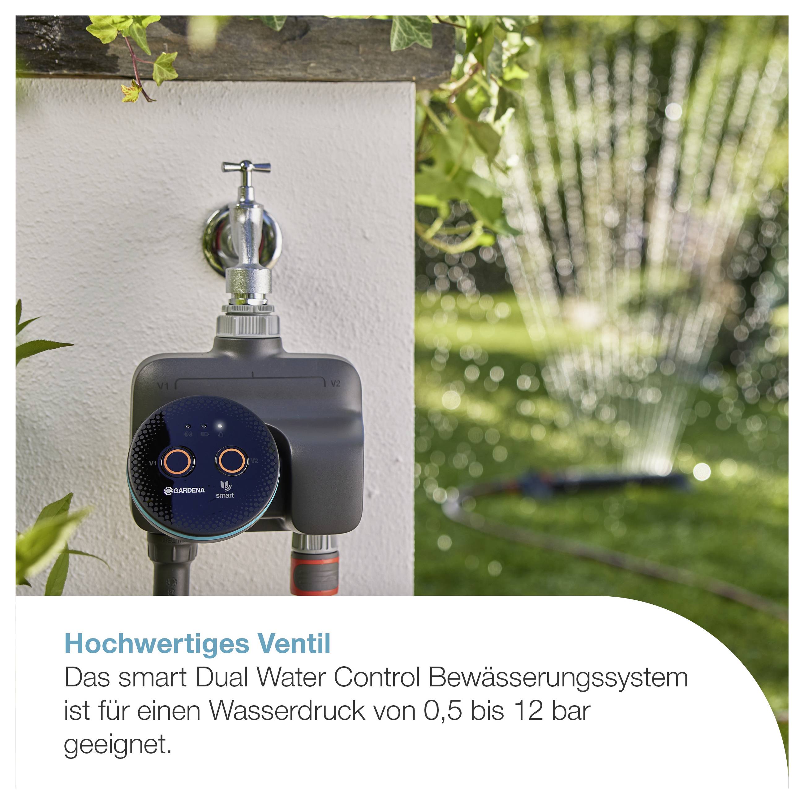 GARDENA 19034-20 smart Dual Water Control Unità di controllo per irrigazione-4