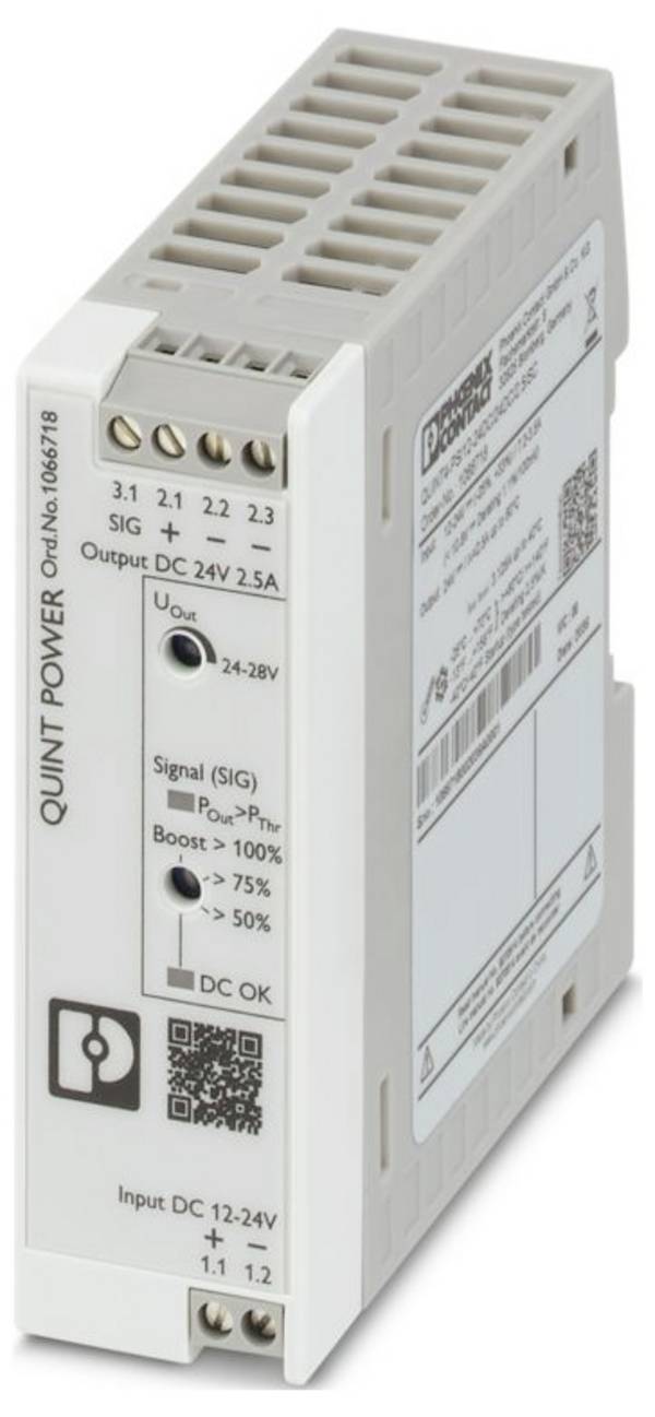 Phoenix Contact  1066718  Convertitore DC/DC    24 V/DC  2.5 A      Contenuto 1 pz.
