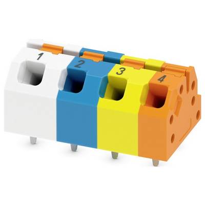 Phoenix Contact 1071100 Morsetto per circuiti stampati 1.5 mm² Numero Poli (num) 4 Verde 80 pz. Tray-0