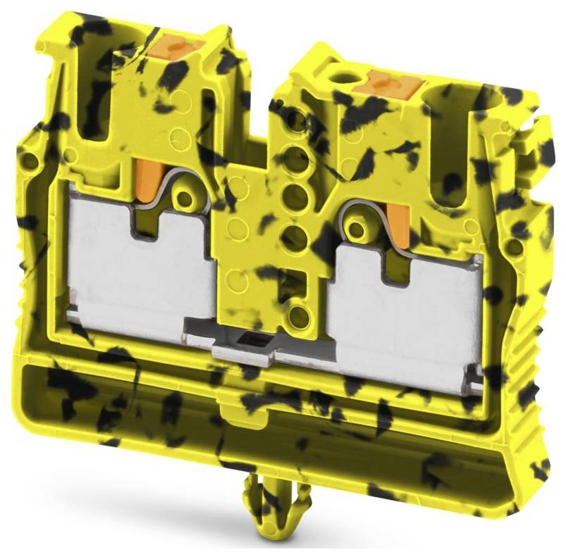 Phoenix Contact 1073762 Mini morsetto passante morsetto Push-In Nero Giallo 50 pz. Pezzo